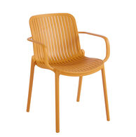 Cadeira BARI amarela com bra&ccedil;os