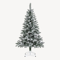 &Aacute;rvore de natal FLOQUE verde com efeito neve 180cm