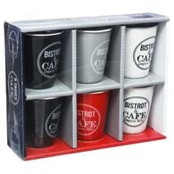 Conjunto de 6 chávenas de café,  Conjunto de 6 chávenas de café