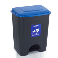Kit de Baldes do lixo de reciclagem para gaveta de cozinha Recycle altura  266mm, 2x15litros, 2x7litros, Plástico Cinza antracite