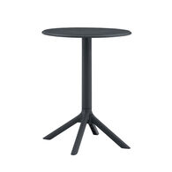 Mesa BARI cinzenta redonda