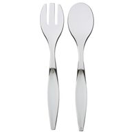 Conjunto de 2 talheres cinza para salada