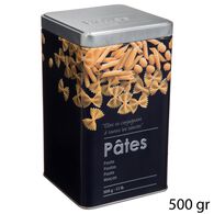 Lata para massa em metal decorada 500gr