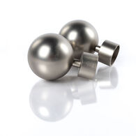 Conjunto de 2 terminais GAIA prateado 28cm