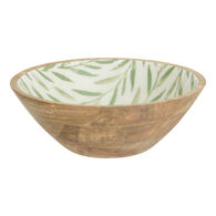 Saladeira INAYA verde em madeira mango 30cm