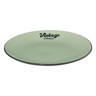 Prato de sobremesa BE VINTAGE verde 20cm,  Prato de sobremesa BE VINTAGE verde 20cm