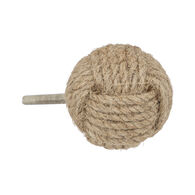 Conjunto de 2 puxadores DAYANA bege em corda