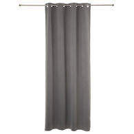 Conjunto de 2 cortinas blackout cinza 135x240cm
