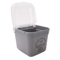 A&ccedil;ucareiro cinza com tampa BE CLASSIC