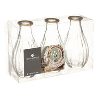 Conjunto 3 jarras de vidro WONDER 14cm,  Conjunto 3 jarras de vidro WONDER 14cm