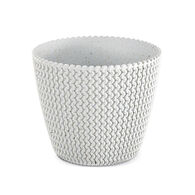 Vaso SPLOFY branco eco wood 19cm