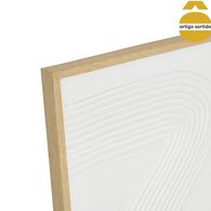 Quadro decorativo 3d HARRY branco 29x39cm