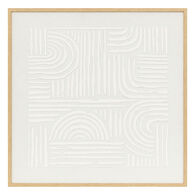 Quadro decorativo KAYA branco 60x60cm