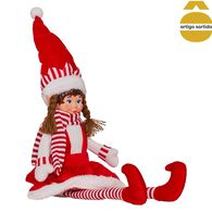 Figura de elfo com riscas 58cm