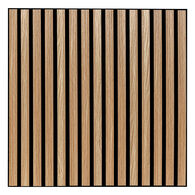 Painel ripado decorativo COLVA 60x60cm em mdf,  Painel ripado decorativo COLVA 60x60cm em mdf
