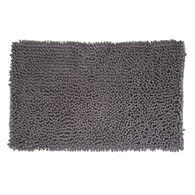 Tapete wc maxi CHENILE cinza escuro 50x80cm
