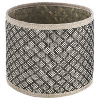 Cesto redondo decorado NOMADE 22cm