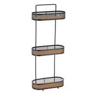 Suporte wc oval preto