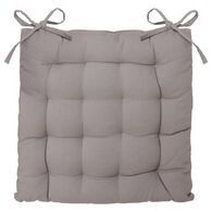 Coxim cinza em algodão 38x38cm,  Coxim cinza em algodão 38x38cm