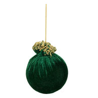 Bola de natal em veludo 8cm,  Bola de natal em veludo 8cm