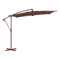 Guarda-sol MANOA descentrado acajou 2,5x2,5m