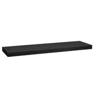 Prateleira kit deco preta 3,8x23,5x80cm,  Prateleira kit deco preta 3,8x23,5x80cm
