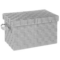 Caixa wc cinza com tampa