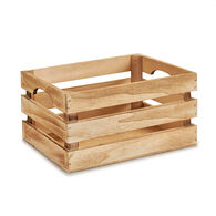 Caixa natural em madeira 16x26cm