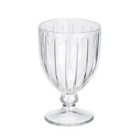 Copo de vinho riscas em vidro 310ml