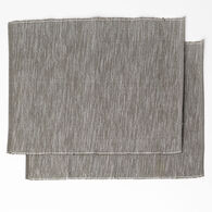 Conjunto de 2 individuais de mesa BELLISSIMA TINTA UNITA verde 33x45cm