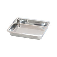 Assadeira inox rectangular 5,5x33x24cm,  Assadeira inox rectangular 5,5x33x24cm
