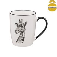 Caneca decorada SAFARI em porcelana 36cl