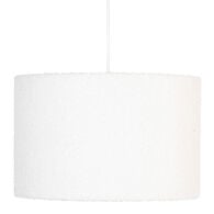 Candeeiro de teto TINA com abajour em pelo bouclé,  Candeeiro de teto TINA com abajour em pelo bouclé