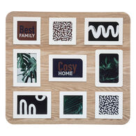 Multmoldura OLME em mdf para 9 fotografias