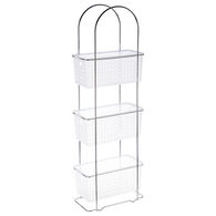 Estante em metal com 3 cestos