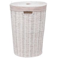 Cesto de roupa wc redondo COSTA branco 40l