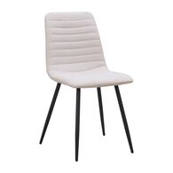 Conjunto De 2 Cadeiras Ulm Em Tecido Bege