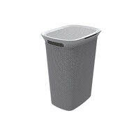 Cesto para roupa suja MODE cinza 57l