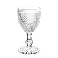 Copo de vinho DIAMOND com pé em vidro 33cl,  Copo de vinho DIAMOND com pé em vidro 33cl