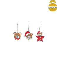 Pendurante de urso 10,5x10,5x10cm