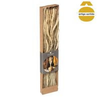 Bouquet de flores secas bege 60cm