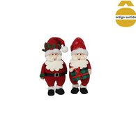 Figura pai natal sentado 15x13x35cm