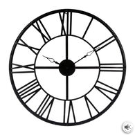 Relógio decorativo de parede preto VINTAGE,  Relógio decorativo de parede preto VINTAGE