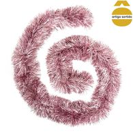 Grinalda natal&iacute;cia rosa 200cm