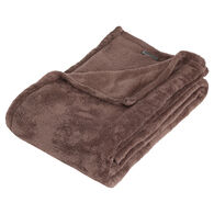 Manta microfibra taupe 125x150cm