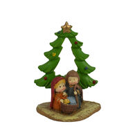 Presépio infantil com árvore 8x3,5x6,5cm,  Presépio infantil com árvore 8x3,5x6,5cm