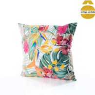 Almofada decorativa com padr&atilde;o 45x2x45cm