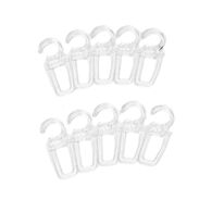 Conjunto de 10 agrafes transparentes