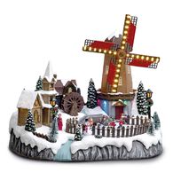 Aldeia decorativa com moinho,  Aldeia decorativa com moinho