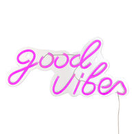 Decora&ccedil;&atilde;o de mural led Neon good vibes